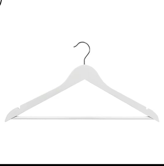 White hanger