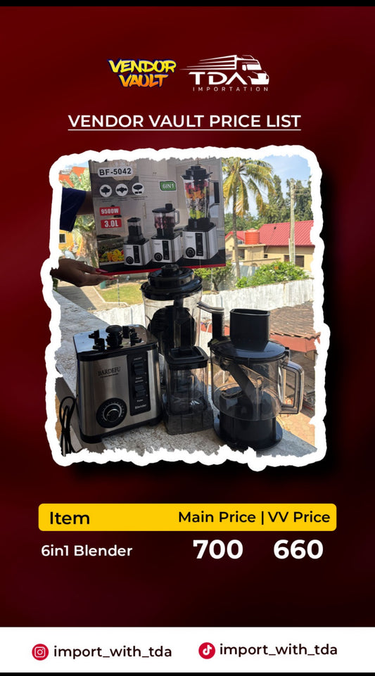 6 in 1 Blender