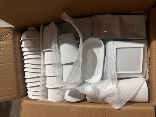 Ceramics white bowls sets (pre-order)
