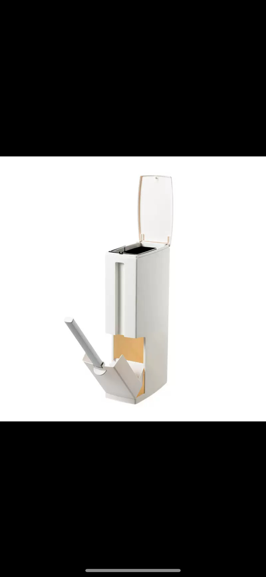 Integrated Toilet Brush DustBin
