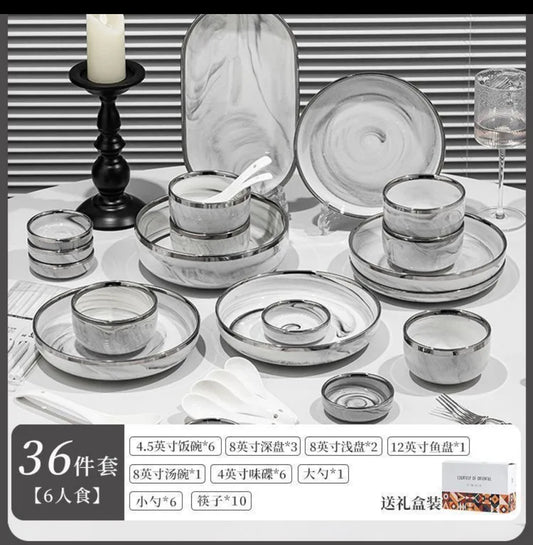 37 pcs of plates