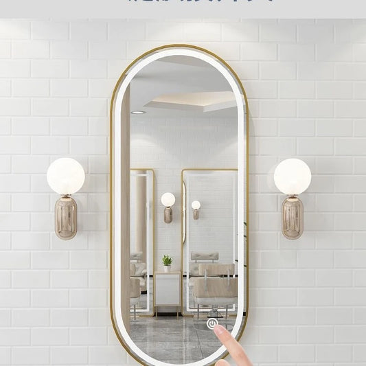 Gold salon mirror