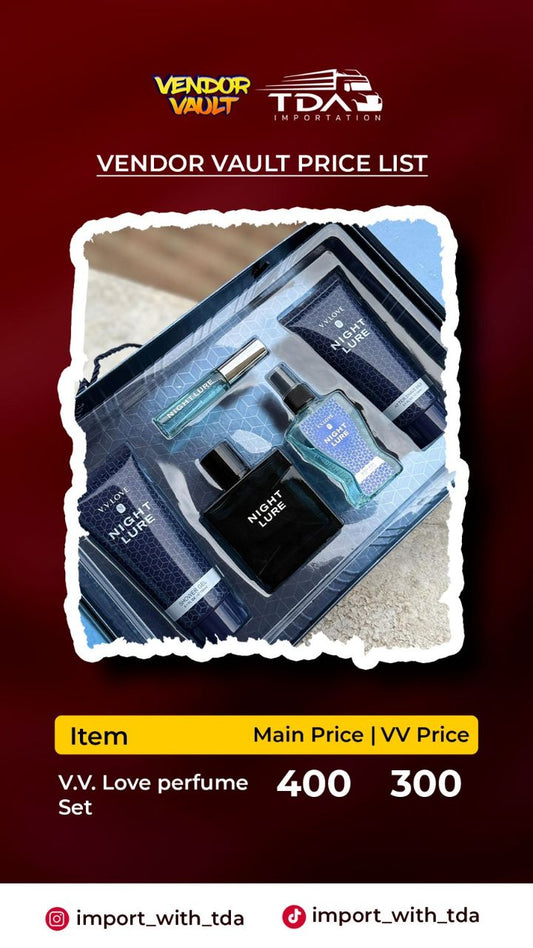 VV love perfume set